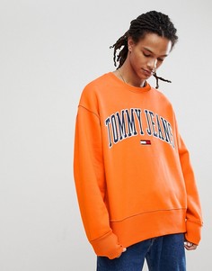 Оранжевый свитшот Tommy Jeans Collegiate Capsule - Оранжевый Hilfiger Denim