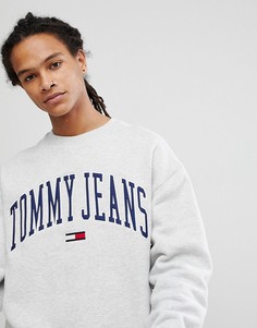 Серый свитшот Tommy Jeans Collegiate Capsule - Серый Hilfiger Denim