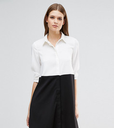 Платье-рубашка в стиле колор блок ASOS TALL - Мульти