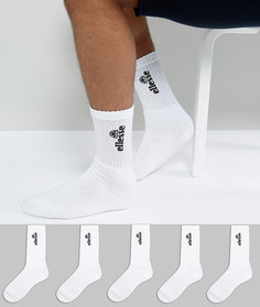 5 пар спортивных носков Ellesse - Белый