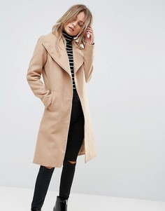 Зауженное пальто Parisian - Коричневый