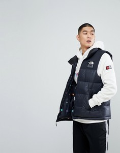 Черный дутый жилет с принтом флагов The North Face International Limited Capsule - Черный