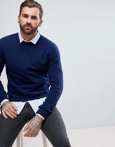 Темно-синий кашемировый джемпер ASOS - Темно-синий