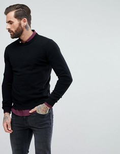 Черный кашемировый джемпер ASOS - Черный