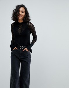 Топ Free People No Limits - Черный