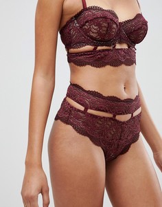 Фиолетовые бразильские трусы ASOS - Красный