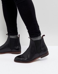 Черные кожаные ботинки челси H London Tamper - Черный