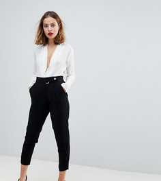 Зауженные брюки River Island Petite - Черный