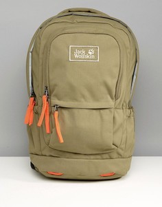 Рюкзак оливкового цвета с логотипом Jack Wolfskin Road Kid - Зеленый