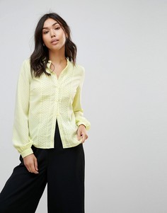 Блузка в горошек Vero Moda - Желтый