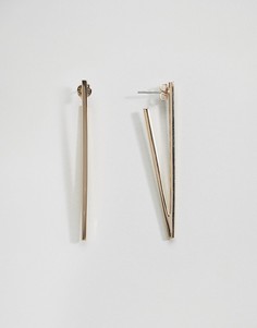 V-образные серьги Fiorelli - Золотой