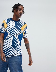 Свободная футболка с принтом на вставках и кантом ASOS x Star Wars - Мульти