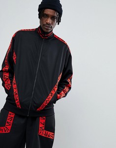 Спортивная oversize-куртка с отделкой кантом ASOS x Star Wars - Черный