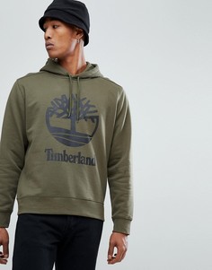Худи зеленого цвета с логотипом Timberland - Зеленый