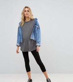 Укороченные леггинсы ASOS Maternity TALL - Черный