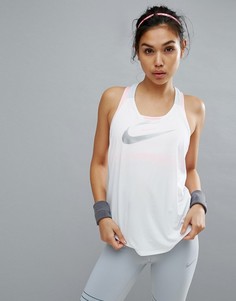 Белый топ Nike Training - Белый