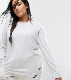 Лонгслив Nike Plus - Кремовый