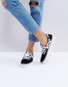Кеды с принтом сердец Vans Era - Черный