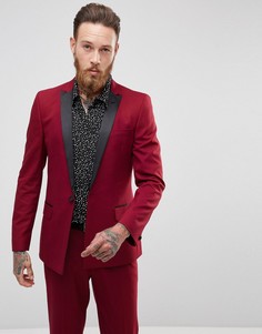 Красный смокинг скинни ASOS - Красный