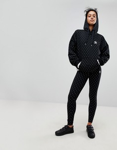 Леггинсы в горошек adidas Originals X Pharrell Williams Hu - Черный