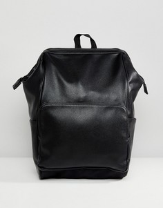 Рюкзак из искусственной кожи ASOS - Черный