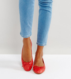 Балетки для широкой стопы ASOS LIBRA - Красный