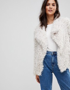 Шуба из искусственного меха Vero Moda - Белый