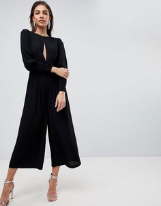Комбинезон в стиле 40-х с отделкой ASOS - Черный