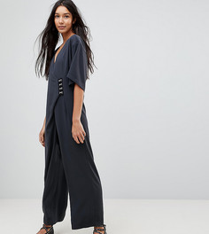 Комбинезон с крючками ASOS TALL - Черный