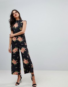Комбинезон с высоким воротом и широкими штанинами ASOS - Мульти