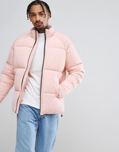 Розовая куртка с воротником-стойкой ASOS - Розовый