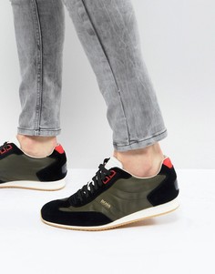 Кроссовки цвета хаки BOSS Casual Orland - Зеленый