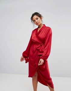 Платье с запахом C/Meo Collective Influential - Красный
