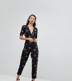 Комбинезон с принтом Fashion Union Tall - Черный