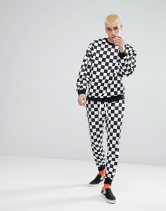 Спортивный костюм в клетку ASOS - Черный