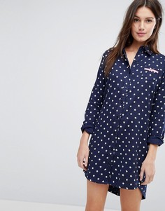 Ночная рубашка со звездным принтом Esprit - Мульти