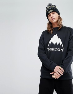 Черный свитшот с круглым вырезом Burton Snowboards - Черный