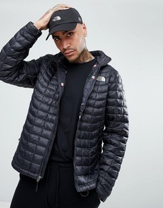 Черная дутая куртка с принтом флагов на подкладке The North Face International Limited Capsule - Черный