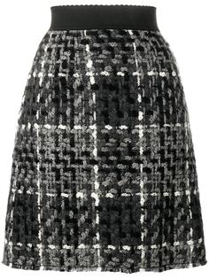 мини юбка в клетку Dolce &amp; Gabbana
