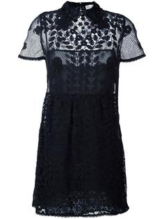 платье с цветочной вышивкой Red Valentino