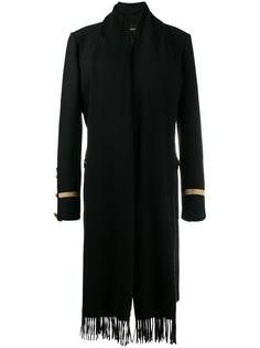 пальто в военном стиле с шарфом Givenchy