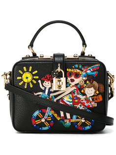 сумка на плечо Dolce с нашивкой Dolce &amp; Gabbana