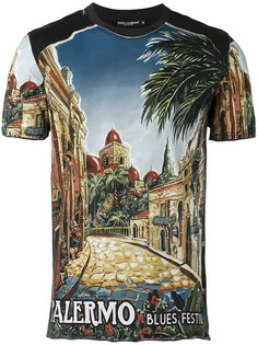 футболка с рисунком Palermo Dolce &amp; Gabbana