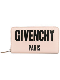 кошелек с логотипом на молнии Givenchy