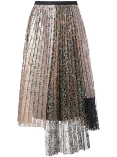 кружевная юбка плиссе Antonio Marras
