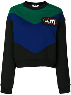 толстовка колор блок  MSGM
