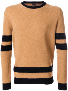 свитер с полосатым принтом Mp  Massimo Piombo