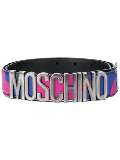 ремень с бляшкой-логотипом Moschino