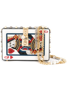 квадратный клатч Queen Of Hearts Dolce &amp; Gabbana