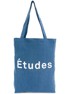 джинсовая сумка-шоппер с логотипом Études